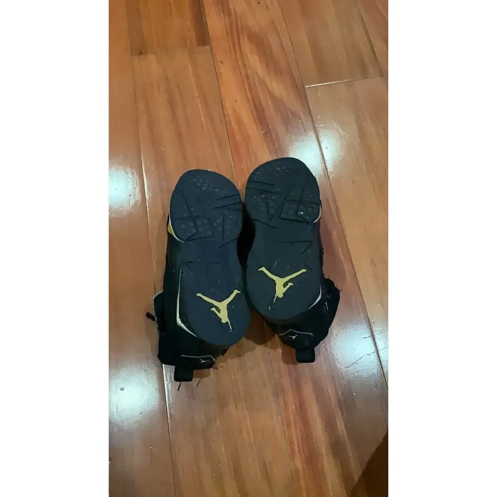 Jordan Kids Air Jordan 7 High-Top Sneakers 2Y Black Yellow